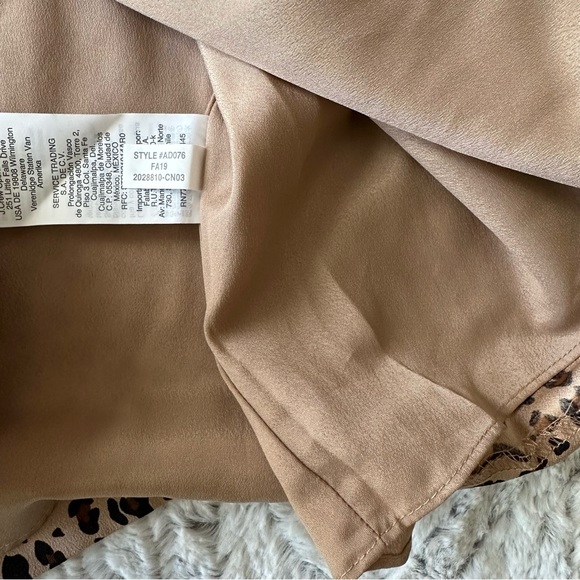 J. Crew Button-front A-line midi dress in leopard size 8 - Picture 10 of 13